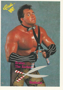 WWF Classic Trading Cards 1990 Brutus Beefcake No.12