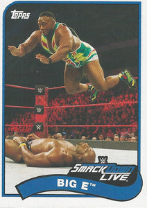 WWE Topps Heritage 2018 Trading Cards Big E No.12