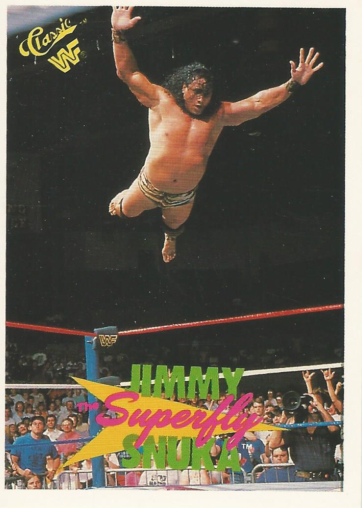 WWF Classic Trading Cards 1990 Jimmy Snuka No.131