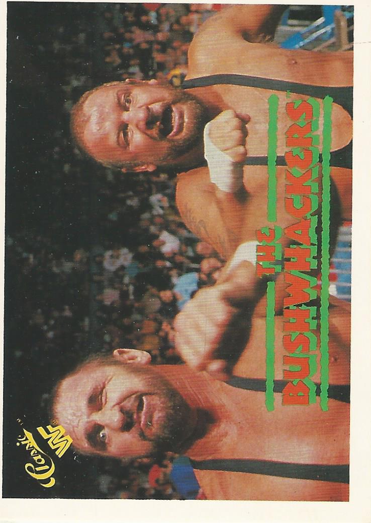 WWF Classic Trading Cards 1990 Bushwhackers No.132
