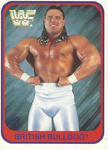 WWF Merlin 1991 Trading Cards British Bulldog No.132