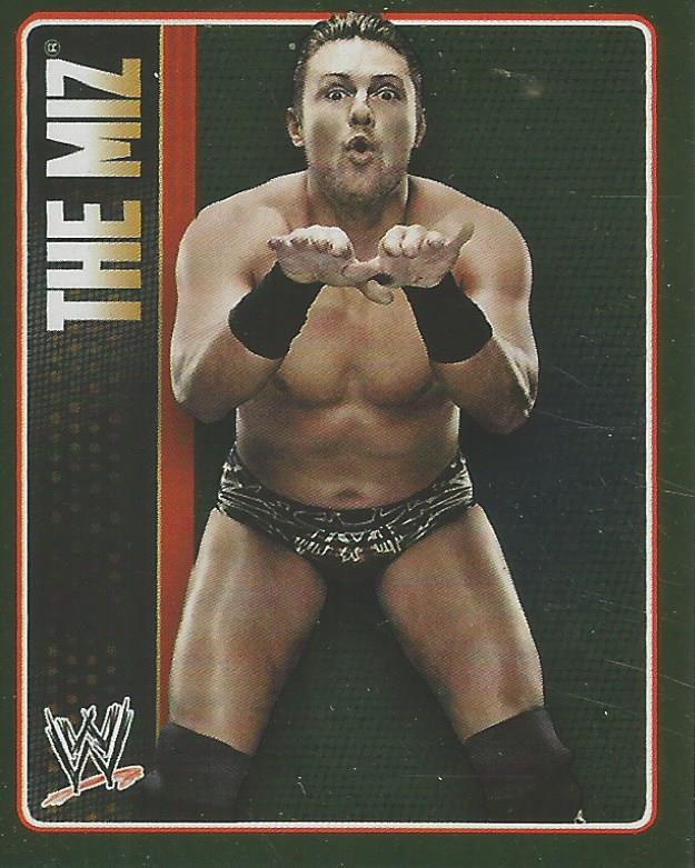 WWE Topps Icons 2013 Sticker Collection The Miz Foil No.132