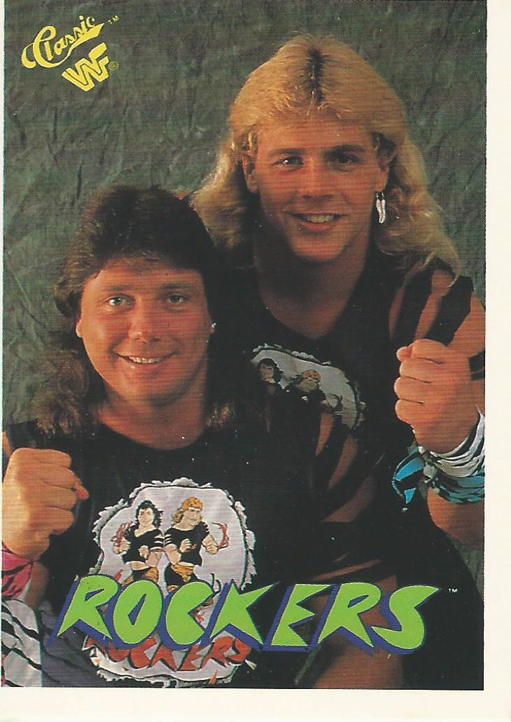 WWF Classic Trading Cards 1990 The Rockers No.134