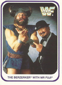 WWF Merlin 1991 Trading Cards Berzerker No.135