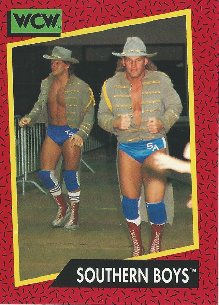 WCW Impel 1991 Trading Cards Steve Armstrong and Tracy Smothers No.136