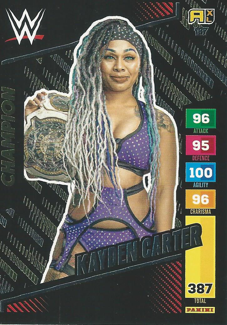 WWE Panini XL Adrenalyn 2024 Trading Cards Kayden Carter No.137