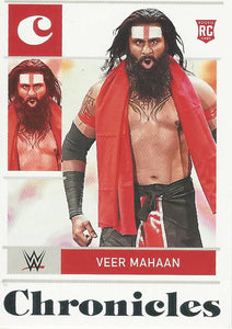 WWE Panini Chronicles 2022 Trading Cards Veer Mahaan No.89