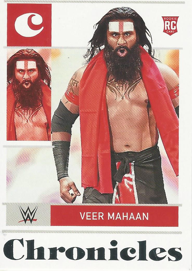 WWE Panini Chronicles 2022 Trading Cards Veer Mahaan No.89