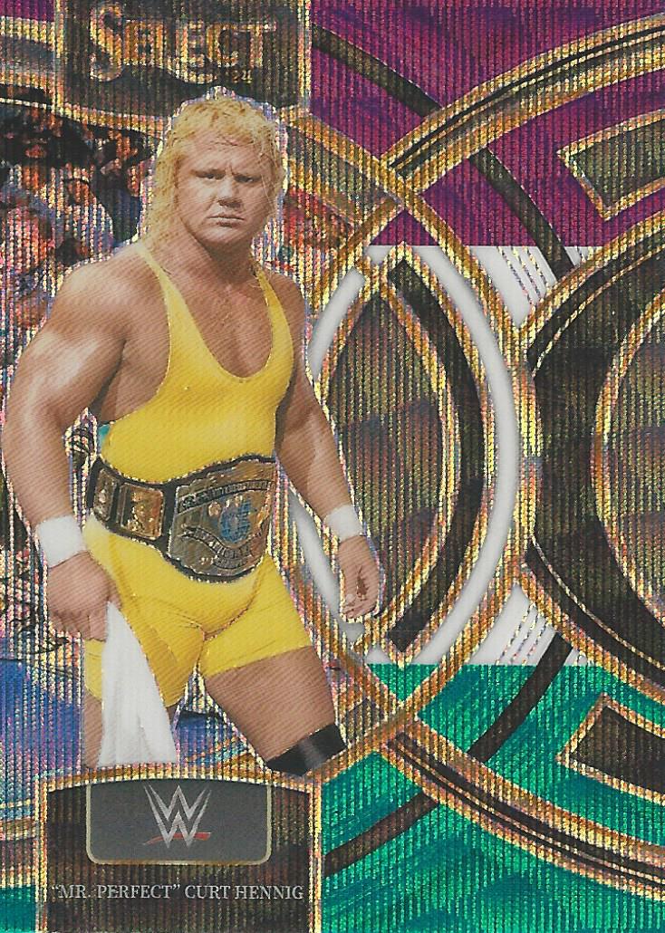 WWE Panini Select 2024 Trading Cards Tri Colour Mr Perfect No.195