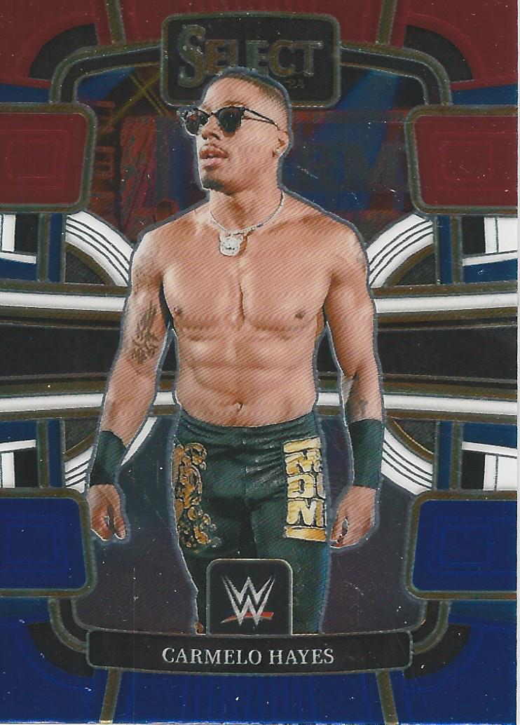 WWE Panini Select 2024 Trading Cards Blue/Silver/Red Carmelo Hayes No.14