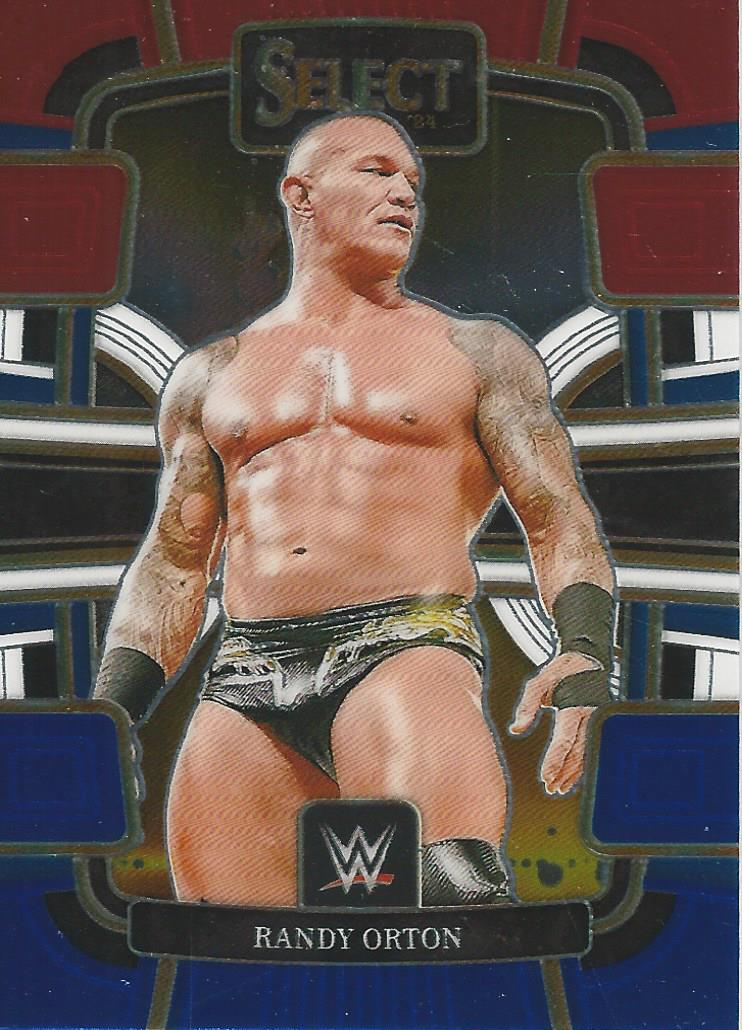 WWE Panini Select 2024 Trading Cards Blue/Silver/Red Randy Orton No.16