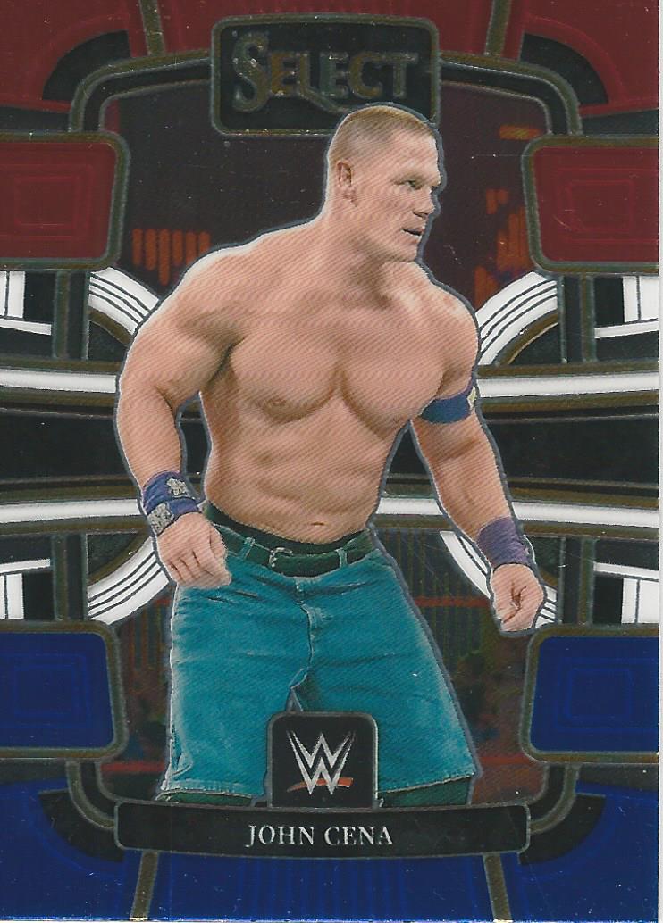 WWE Panini Select 2024 Trading Cards Blue/Silver/Red John Cena No.23