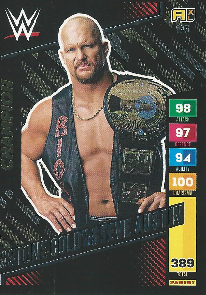 WWE Panini XL Adrenalyn 2024 Trading Cards Stone Cold Steve Austin No.145