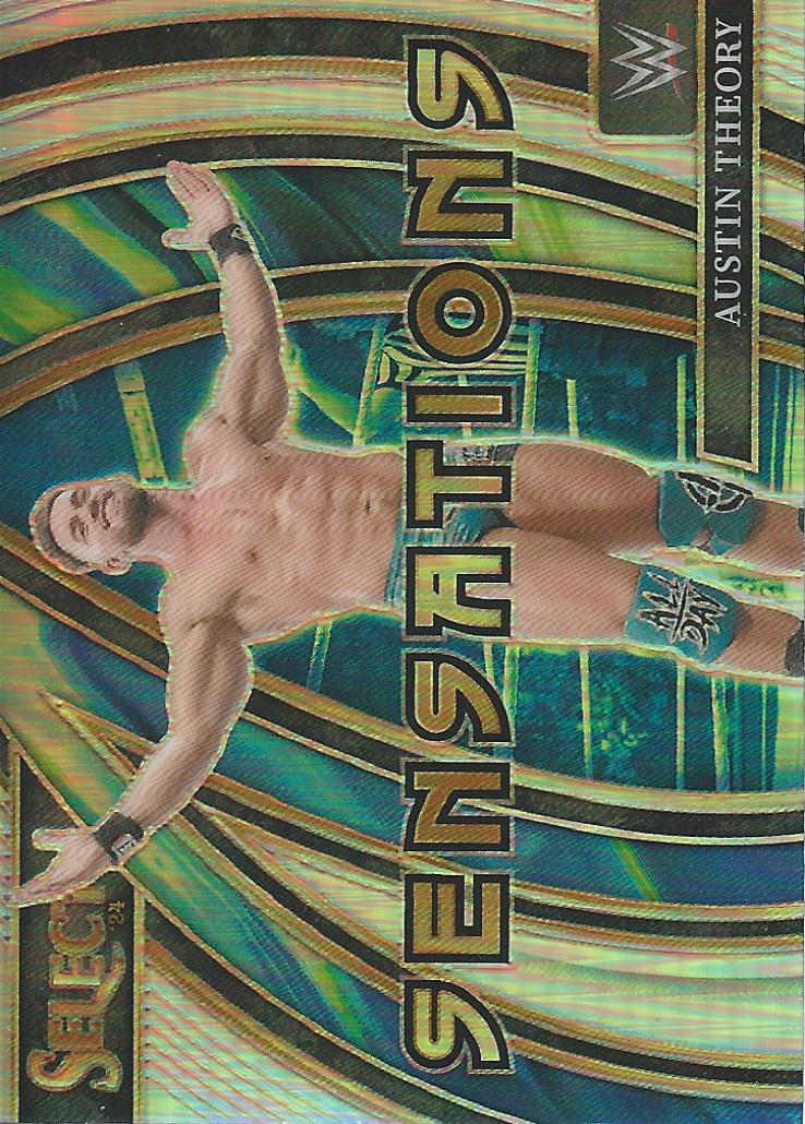 WWE Panini Select 2024 Trading Cards Sensations Austin Theory No.14