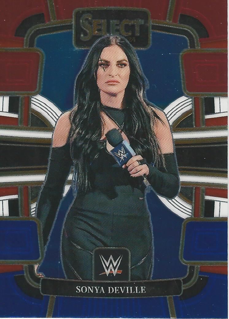 WWE Panini Select 2024 Trading Cards Blue/Silver/Red Sonya Deville No.62