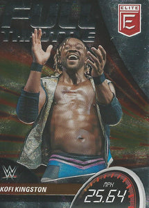 WWE Panini Elite 2023 Trading Cards Kofi Kingston Full Throttle No.1