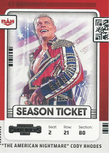 WWE Panini Chronicles 2022 Trading Cards Cody Rhodes No.108
