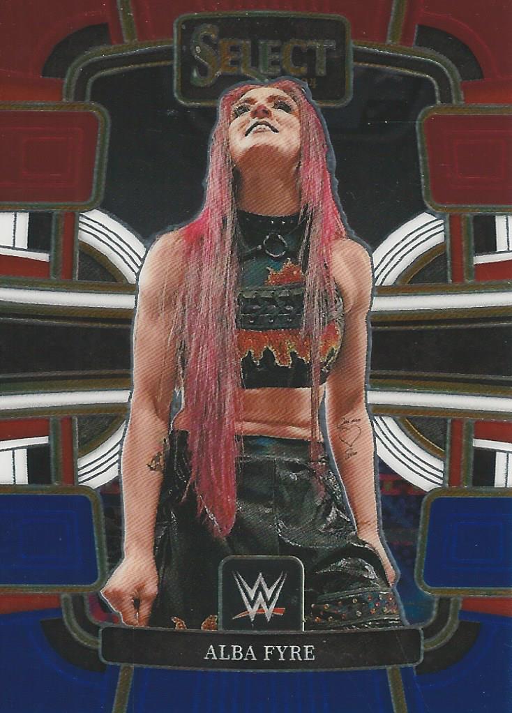 WWE Panini Select 2024 Trading Cards Blue/Silver/Red Alba Fyre No.78