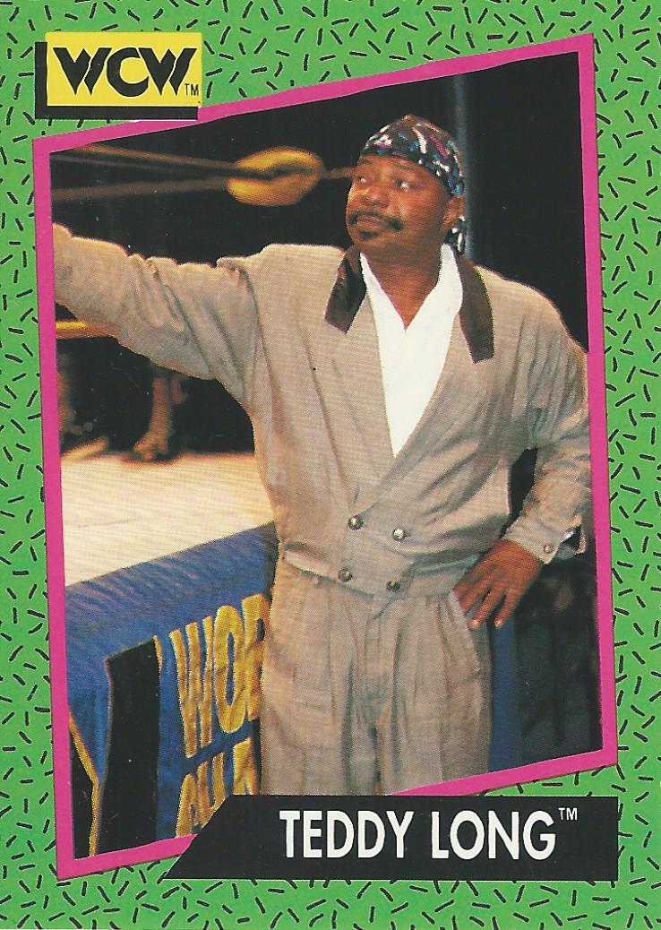 WCW Impel 1991 Trading Cards Teddy Long No.152