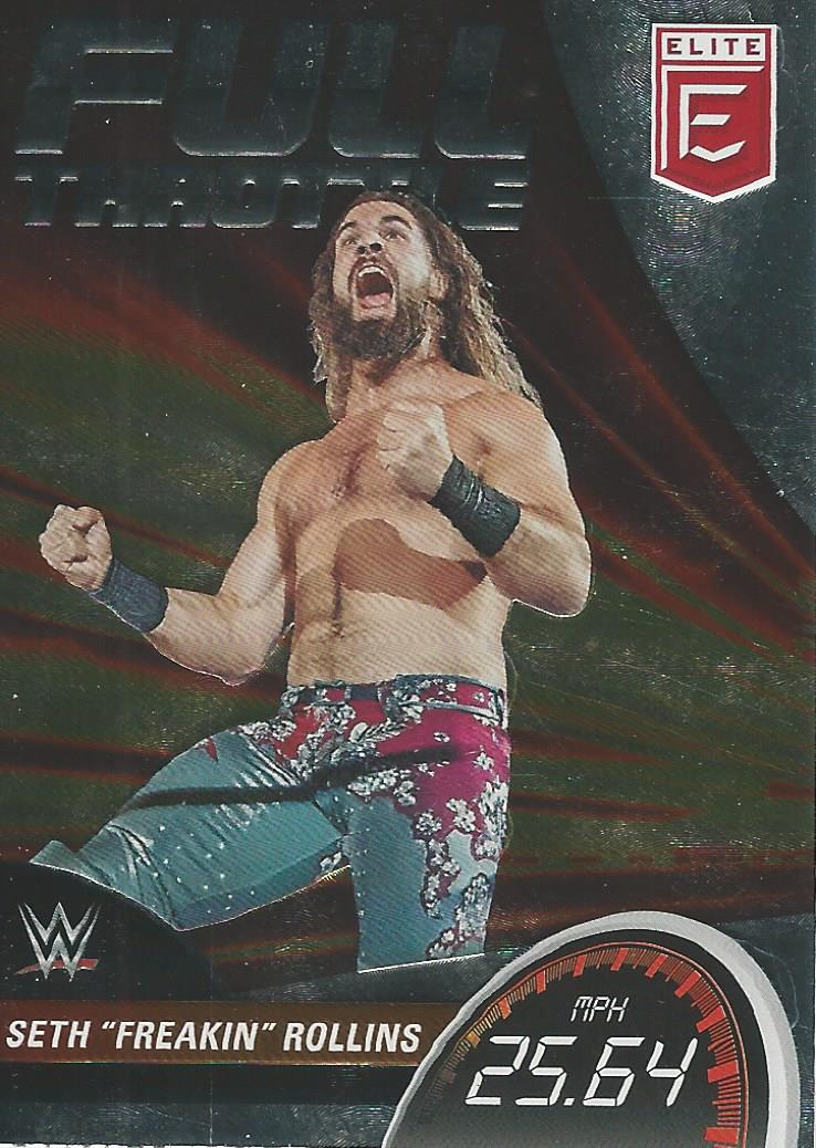 WWE Panini Elite 2023 Trading Cards Seth Rollins Full Throttle No.5