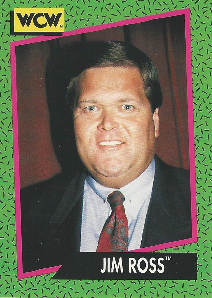 WCW Impel 1991 Trading Cards Jim Ross No.154