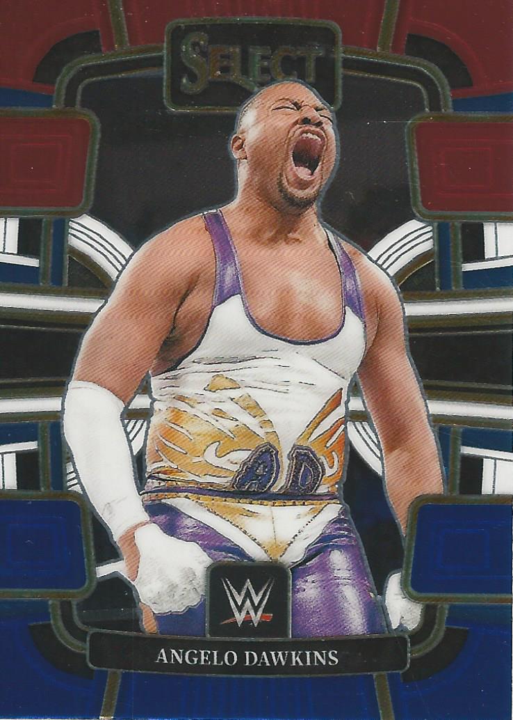 WWE Panini Select 2024 Trading Cards Blue/Silver/Red Angelo Dawkins No.82