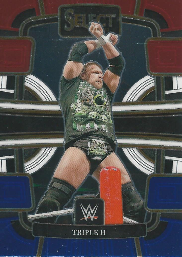 WWE Panini Select 2024 Trading Cards Blue/Silver/Red Triple H No.85