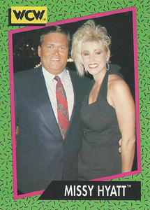 WCW Impel 1991 Trading Cards Missy Hyatt and Jim Ross No.157