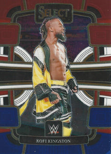 WWE Panini Select 2024 Trading Cards Blue/Silver/Red Kofi Kingston No.90