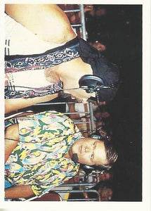 Euroflash WCW 1992 Sticker Collection Jim Ross and Jesse Ventura No.159