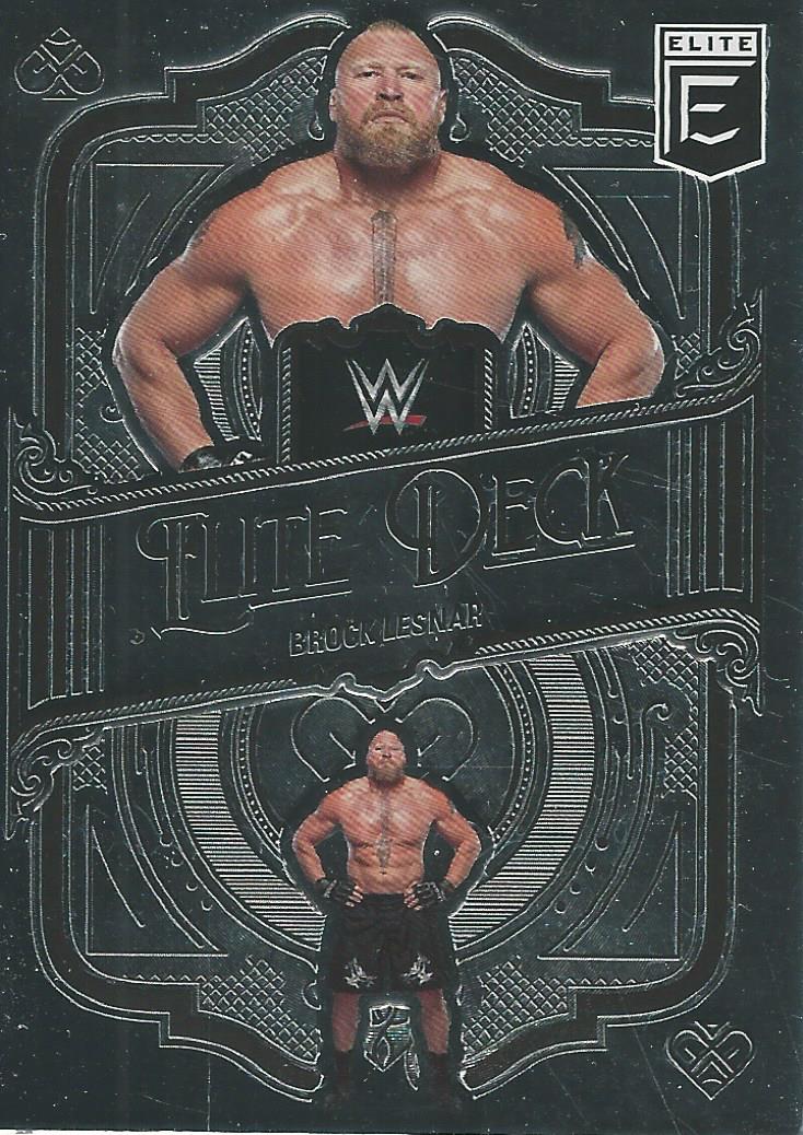 WWE Panini Elite 2023 Trading Cards Brock Lesnar Elite Deck No.11