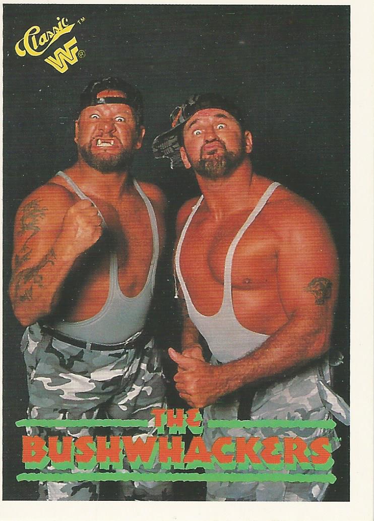 WWF Classic Trading Cards 1990 Bushwhackers No.15