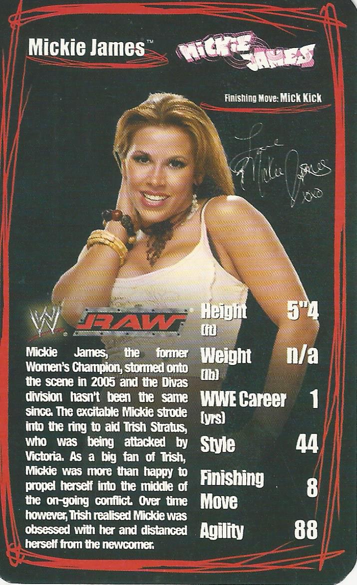 WWE Top Trumps 2006 Superstars 2 Mickie James