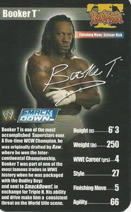 WWE Top Trumps Superstars 1 2005 Booker T