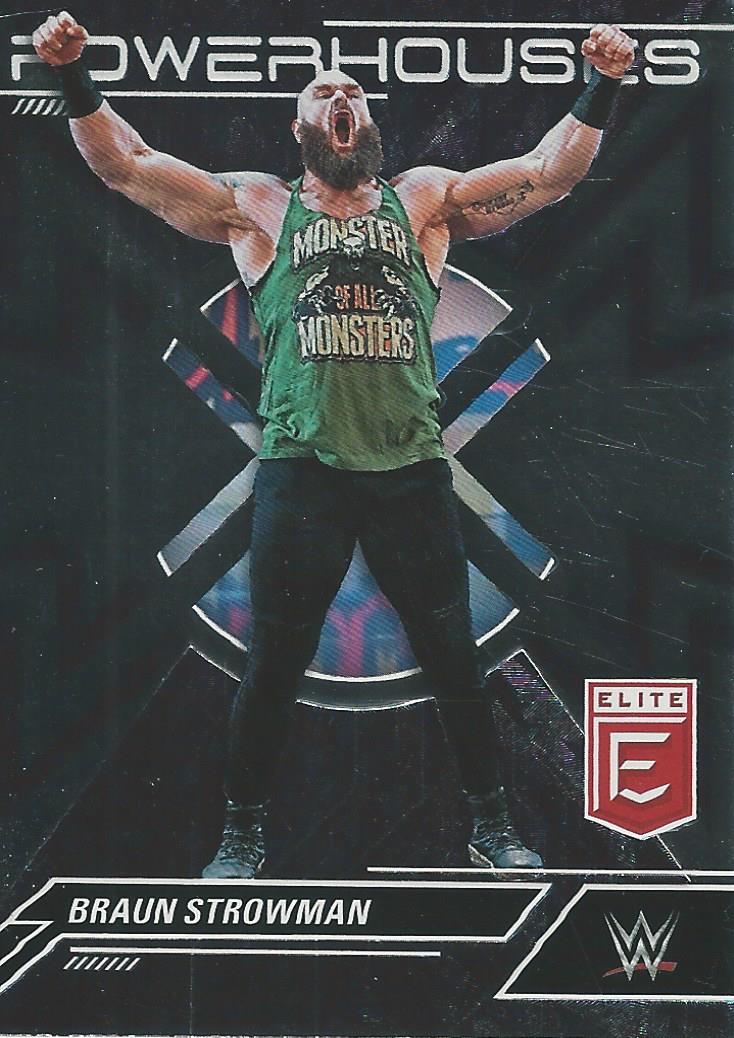 WWE Panini Elite 2023 Trading Cards Powerhouse Braun Strowman No.4