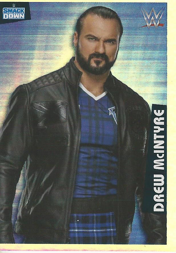 WWE Panini 2022 Sticker Collection Drew McIntyre Foil No.122