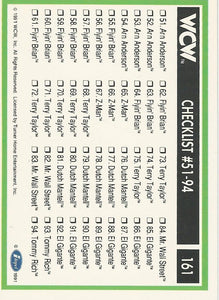 WCW Impel 1991 Trading Cards Checklist Part 1 No.161