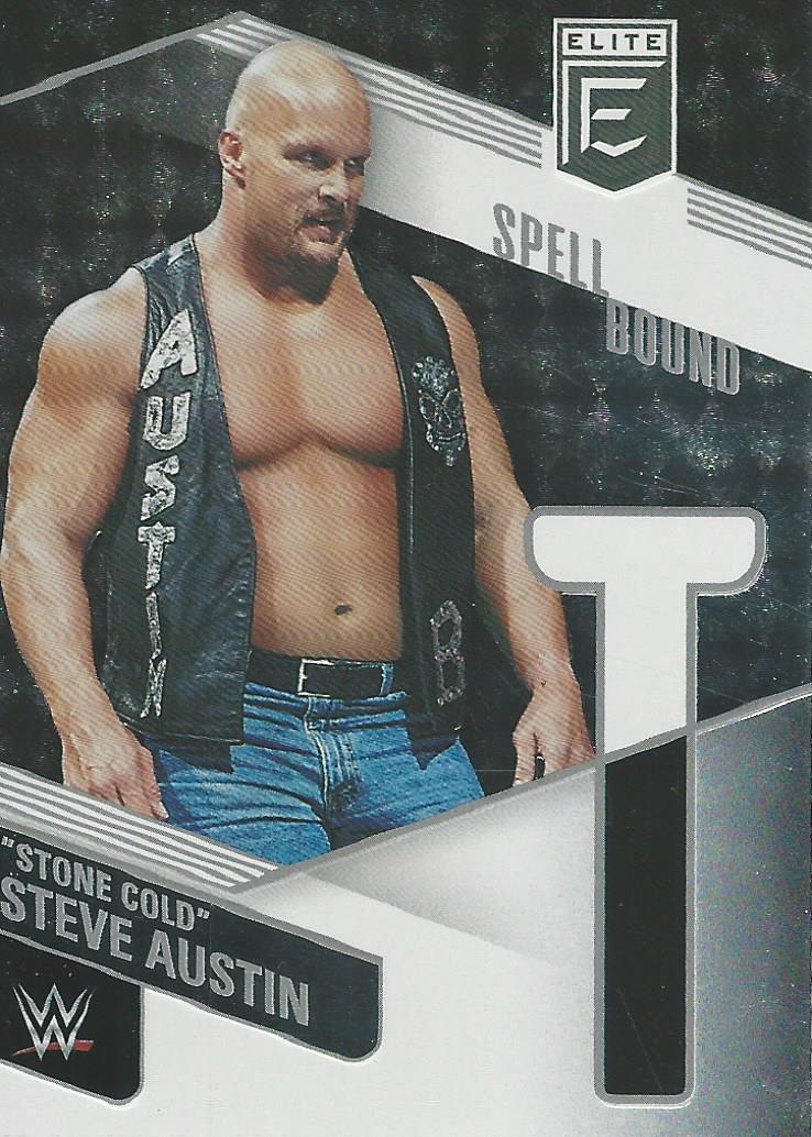 WWE Panini Elite 2023 Trading Cards Stone Cold Steve Austin Spellbound No.16