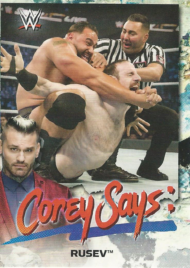 WWE Topps Smackdown 2019 Trading Cards Rusev CG-11