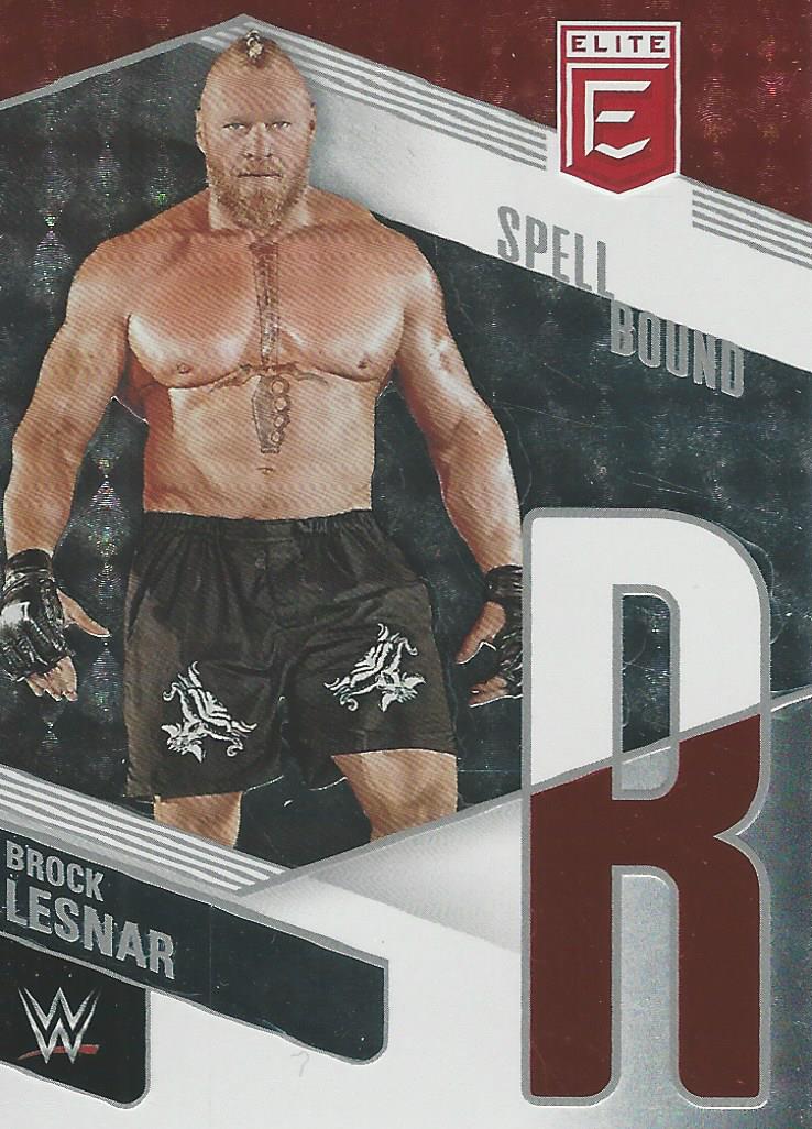 WWE Panini Elite 2023 Trading Cards Brock Lesnar Spellbound No.7