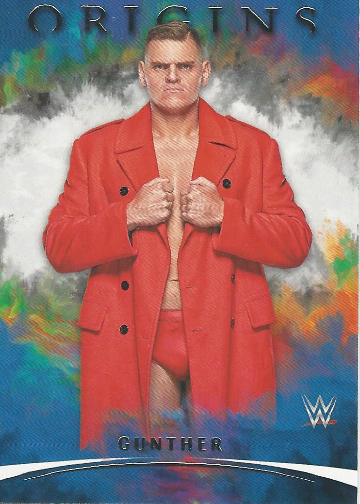 WWE Panini Chronicles 2022 Trading Cards Gunther No.134