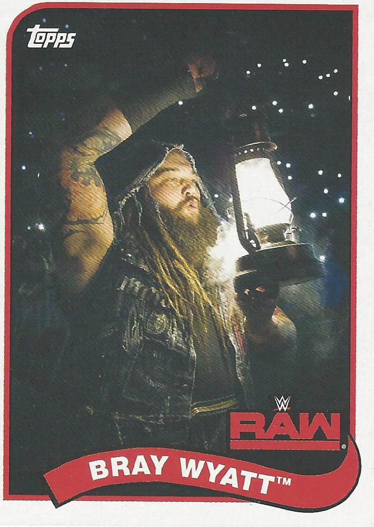 WWE Topps Heritage 2018 Trading Cards Bray Wyatt No.16