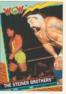 WCW Topps 1992 Trading Cards Steiner Brothers No.16
