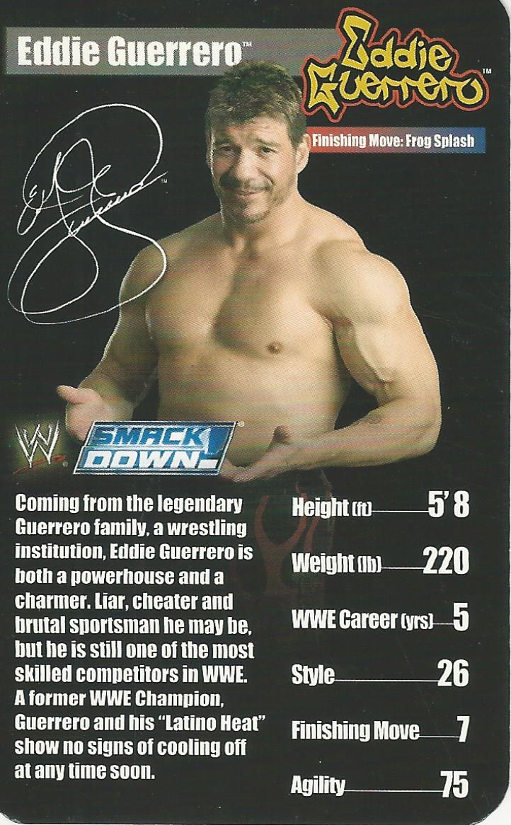 WWE Top Trumps Superstars 1 2005 Eddie Guerrero