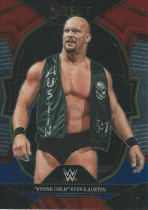 WWE Panini Select 2023 Trading Cards Red/Silver/Blue Stone Cold Steve Austin No.37