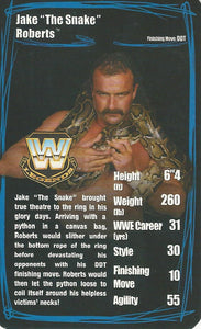 WWE Top Trumps 2006 Superstars 2 Jake the Snake Roberts