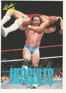 WWF Classic Trading Cards 1990 Hercules No.17