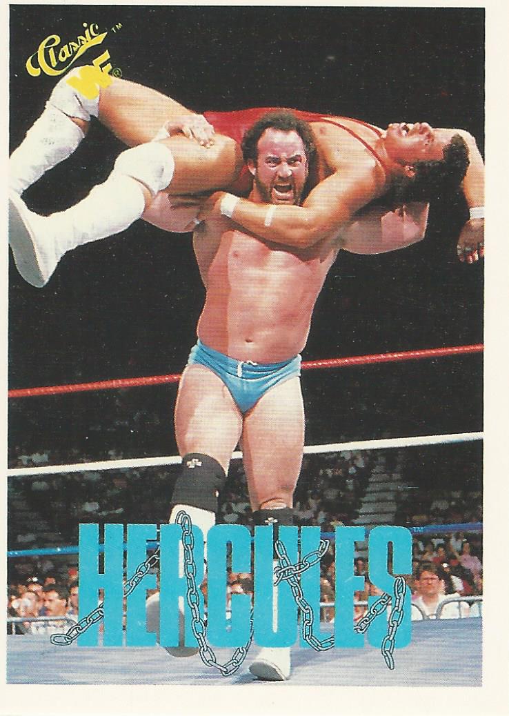 WWF Classic Trading Cards 1990 Hercules No.17