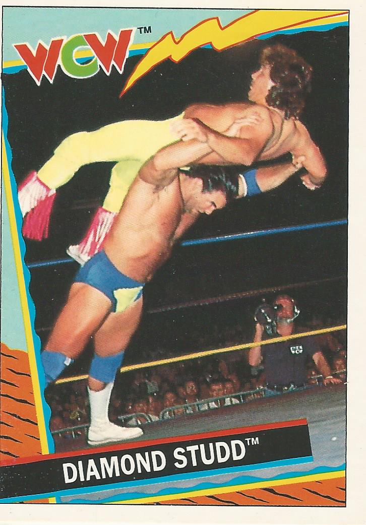 WCW Topps 1992 Trading Cards Diamond Studd No.18