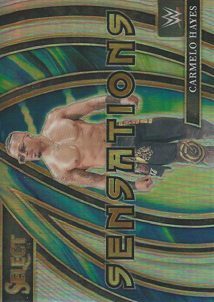 WWE Panini Select 2024 Trading Cards Sensations Carmelo Hayes No.18